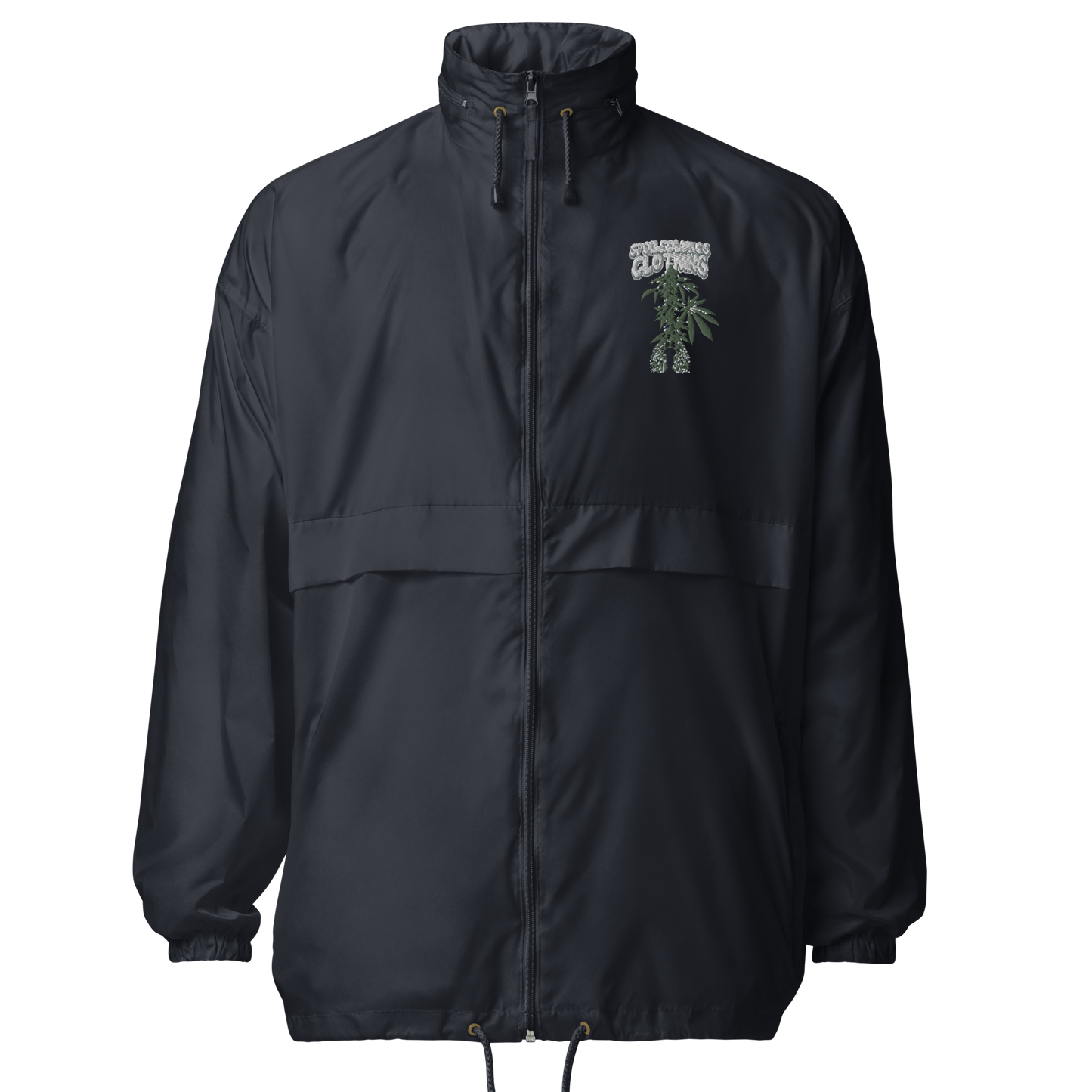 BANANA RUNTZ LOGO Stitched Windbreaker Jacket