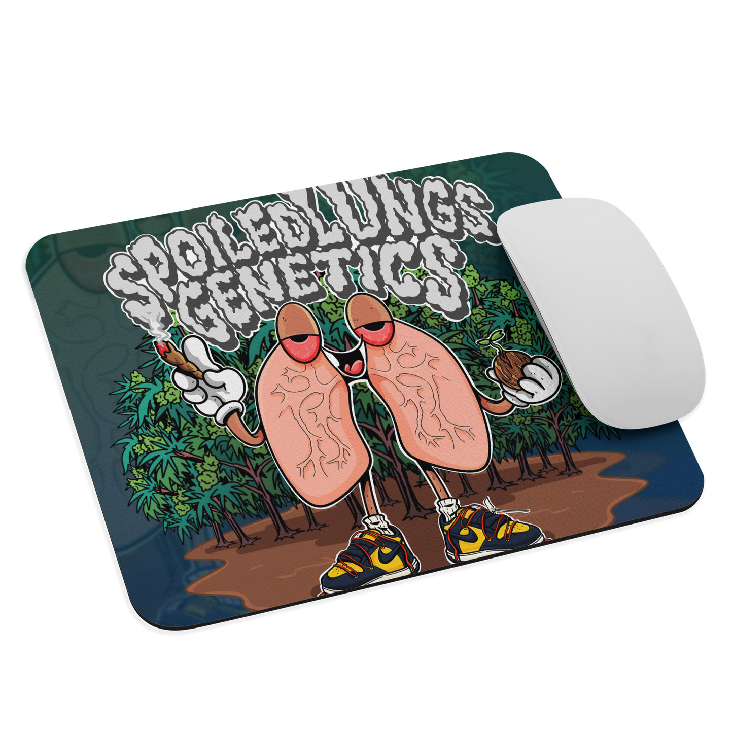 SPOILED LUNGS DUNKS Mouse Pad